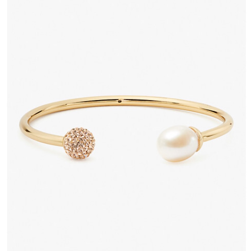 Kate Spade pearl power flex cuff bracelet